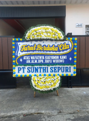 Papan Bunga Duka di Tabang