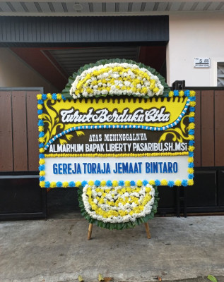 Papan Bunga Duka di Tabang