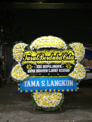 Papan Bunga Duka di Tabang